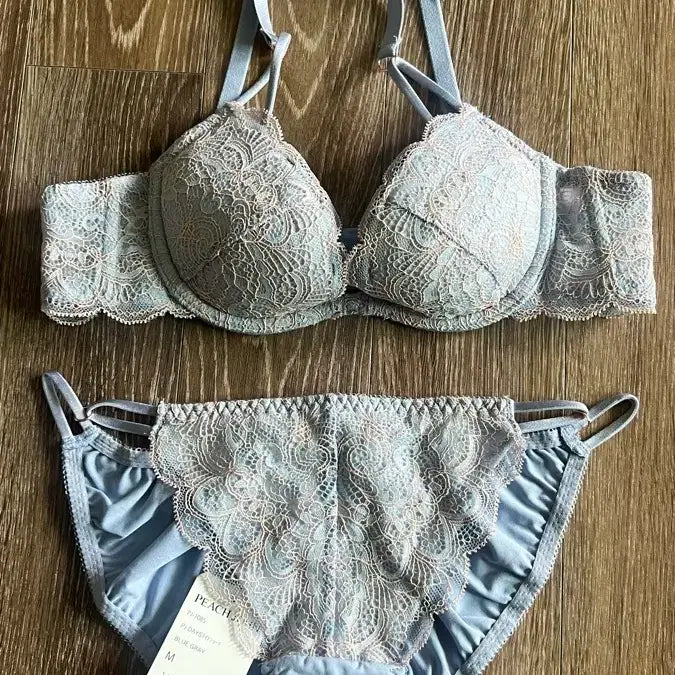 [BUNJANG] Peach John Lace Detail Lingerie Set / 일본속옷 Peach john 피치존 속옷 세트