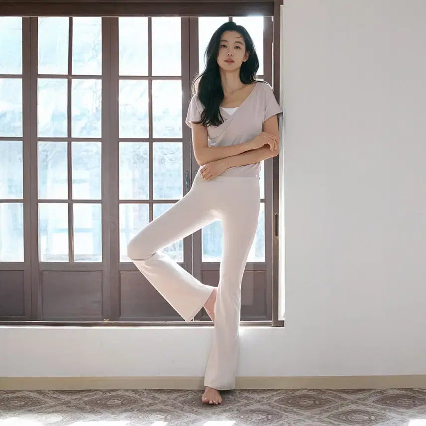 [BUNJANG] Andar New Air Cooling Sharon Bootcut Leggings / 안다르 new 에어쿨링 샤론 부츠컷 레깅스