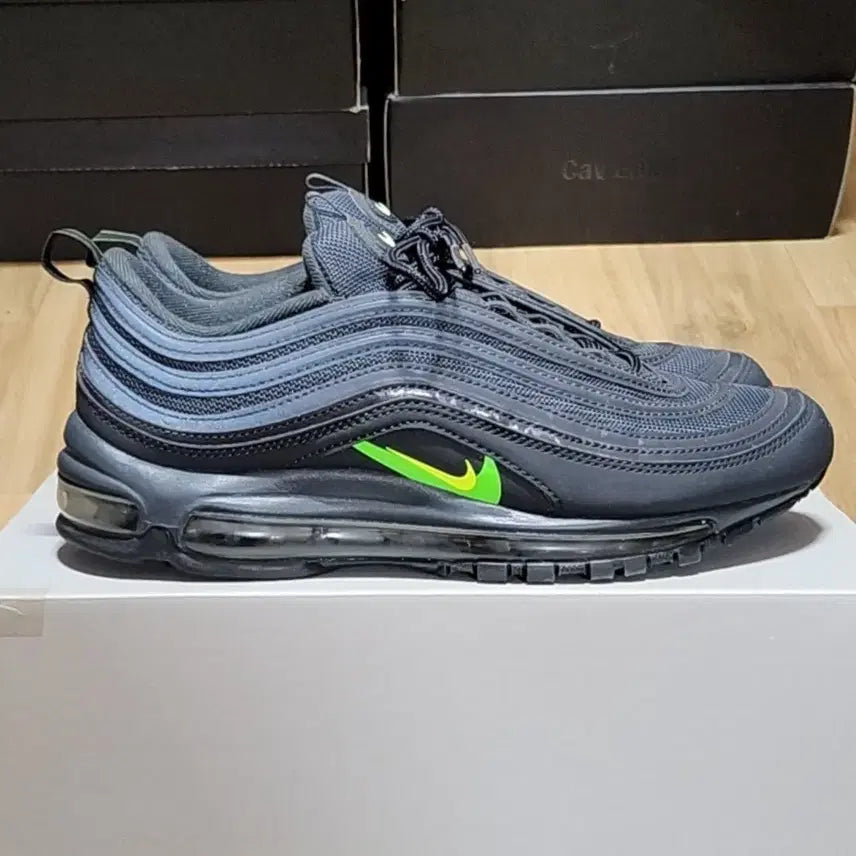[BUNJANG] Nike Air Max 97 Double Swoosh Seasonal Dark Grey (US 10) / 나이키 280 에어맥스97 더블스우시 시즈널