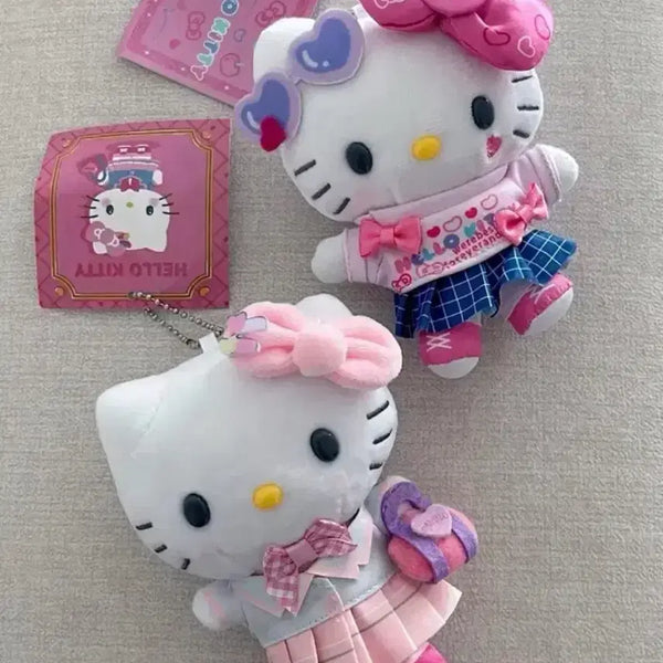 [BUNJANG] Sanrio Kirameki Kitty School Uniform Kitty Festival Keyring Bundle Set / 산리오 키라메키 키티 교복키티 키라메키키티 페스티벌 키링 일괄