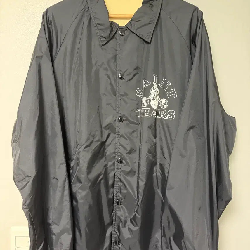 [BUNJANG] Saint Michael Denim Tears Coach Jacket / 세인트 미카엘 데님티어스 코치자켓