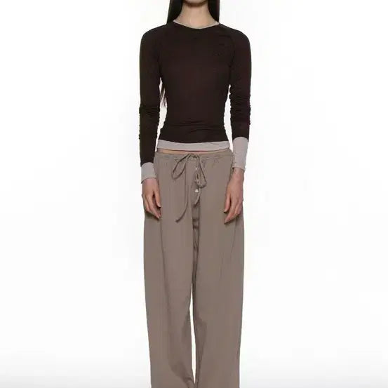 [BUNJANG] Partimento Wide Banding Jogger Pants Beige / 파르티멘토 와이드 밴딩 조거 팬츠 베이지