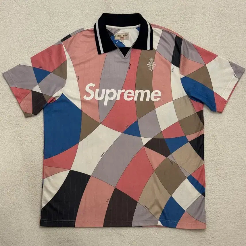 [BUNJANG] Supreme x Emilio Pucci Soccer Jersey / 슈프림 X에밀리오 푸치 사커저지