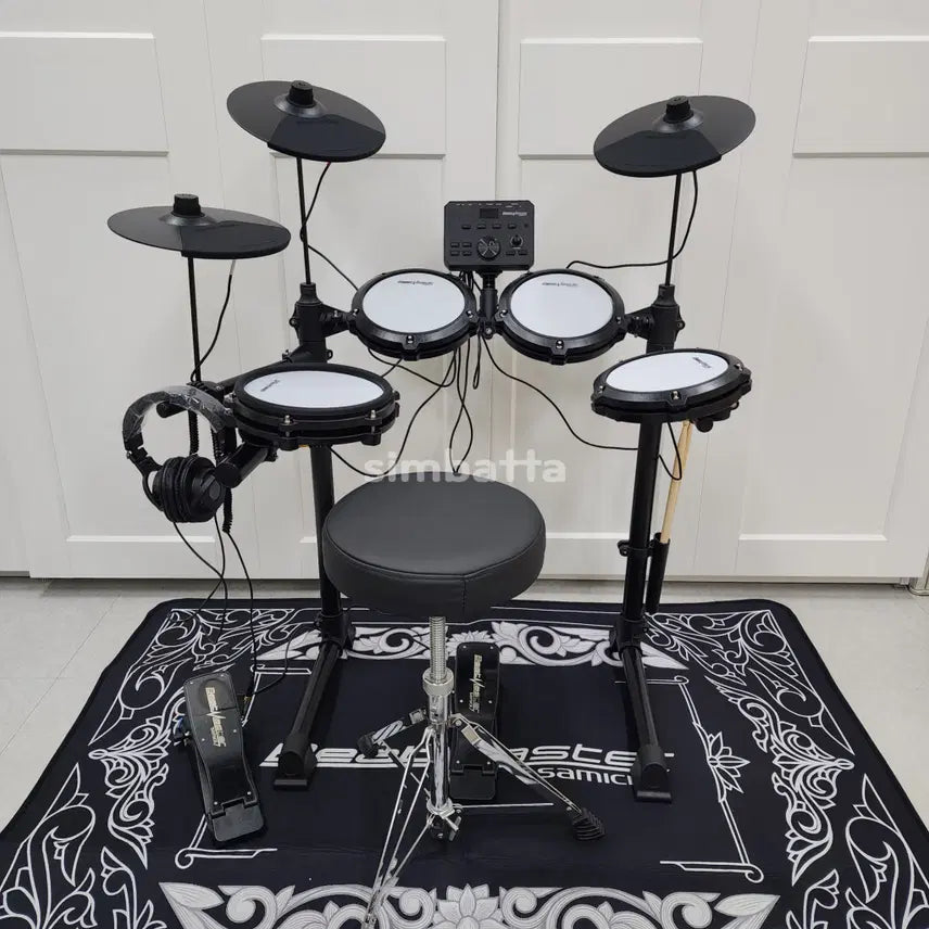 [BUNJANG] Samick BM-E1 Bluetooth All Mesh Pad Electronic Drum Kit / 삼익 블루투스 All Mesh Pad K-POP 전자드럼 BM-E1