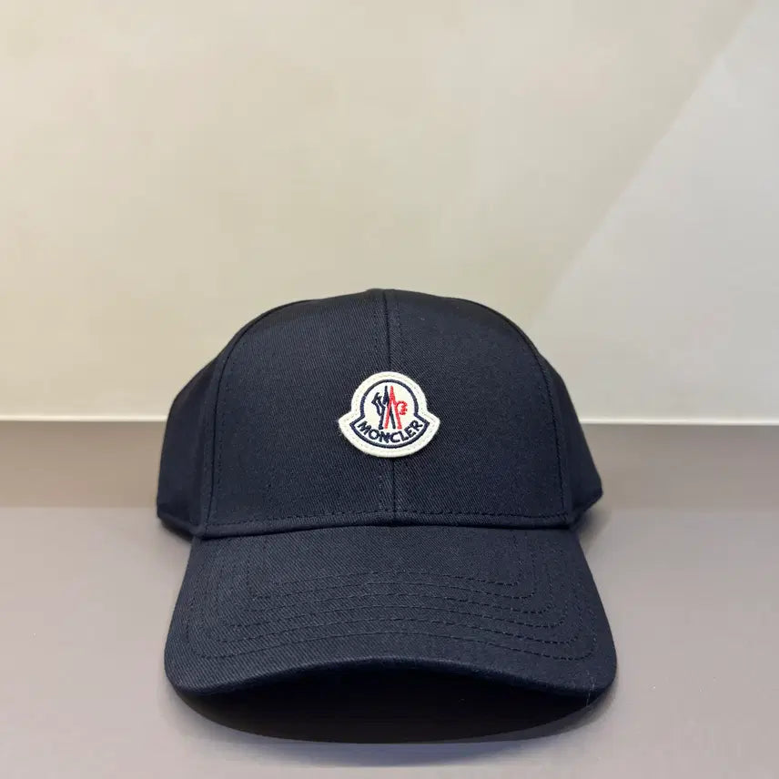 [BUNJANG] Moncler Logo Patch Cotton Gabardine Black Ball Cap / 26S/S 몽클레어 로고 패치 코튼 개버딘 블랙 볼캡