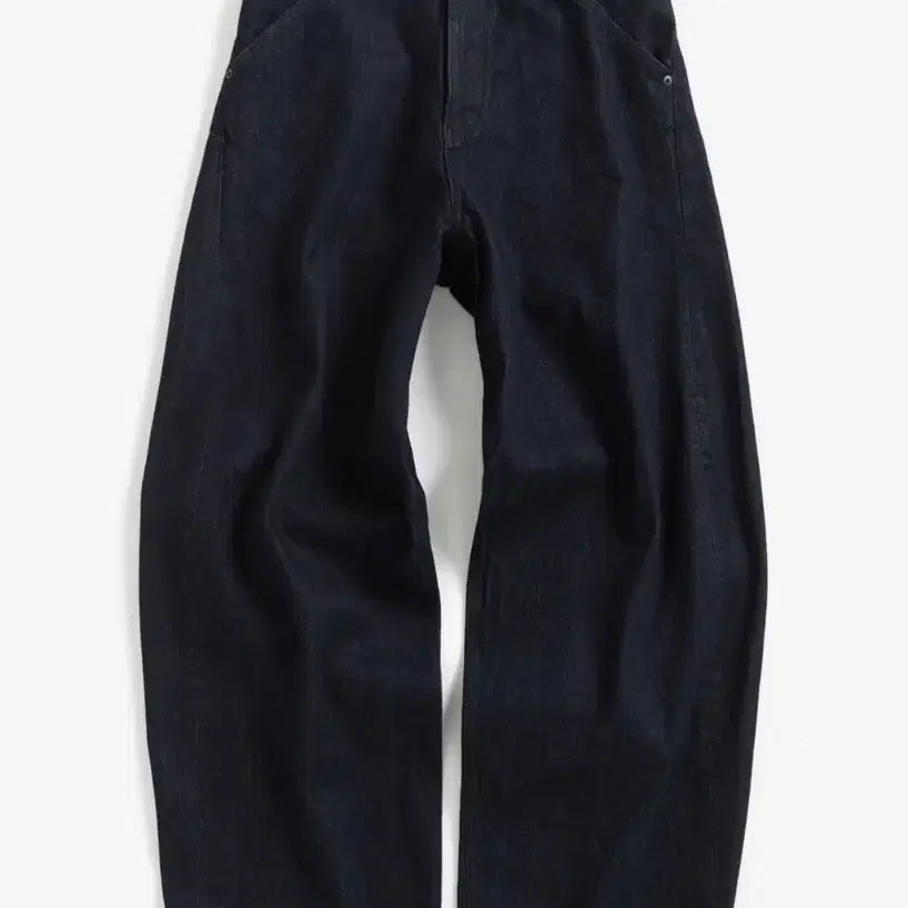 [BUNJANG] Hatchingroom Wide Curve Jeans Washed Indigo (M) / 해칭룸 - Wide Curve Jeans Washed Indigo (M)