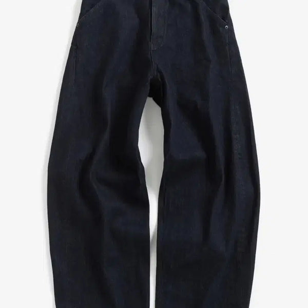 [BUNJANG] Hatchingroom Wide Curve Jeans Washed Indigo (M) / 해칭룸 - Wide Curve Jeans Washed Indigo (M)