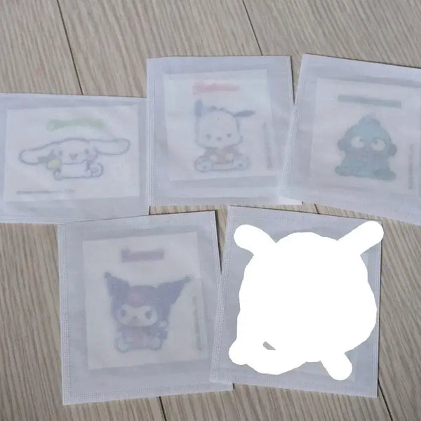 [BUNJANG] Tizen Tteobuseal Sticker Set (4 Pieces) / 티젠 띠부씰 4개 세트