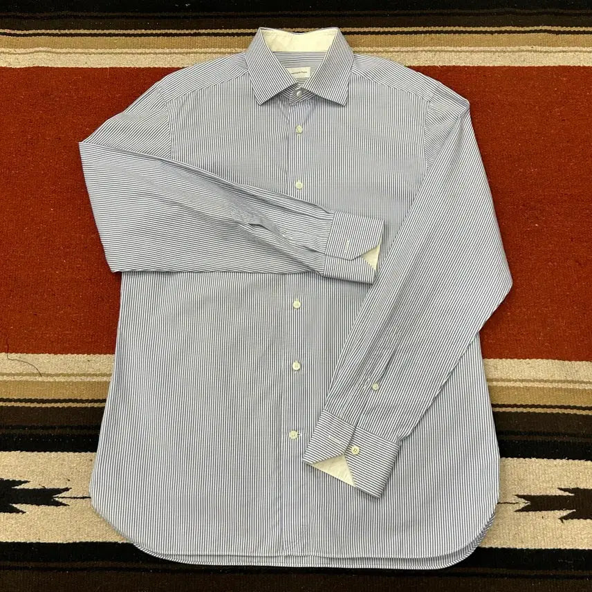 [BUNJANG] Ermenegildo Zegna Striped Dress Shirt / 에르메네질도 제냐 스트라이프 셔츠