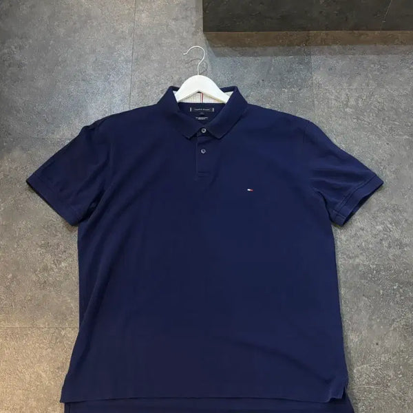[BUNJANG] Tommy Hilfiger Navy Polo Shirt Size 110 / 타미힐피거 네이비 카라티 110사이즈