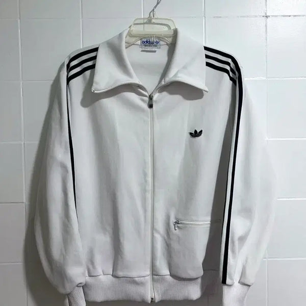[BUNJANG] Adidas West Germany White Track Top Jersey / 아디다스 서독 화이트 트랙탑 져지
