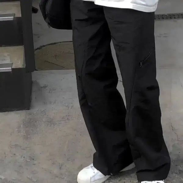 [BUNJANG] The Museum Visitor Heart Nylon Pants / 더뮤지엄비지터 하트 나일론팬츠