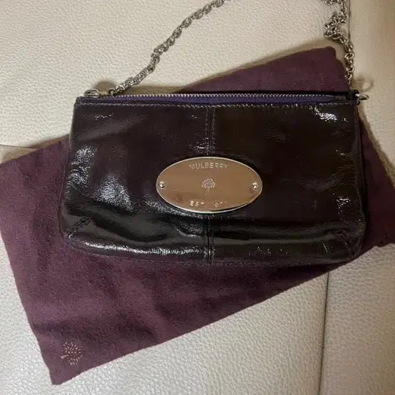 [BUNJANG] Mulberry Charlie Pochette Chain Mini Bag (Tote/Shoulder) / (정품)멀버리 찰리 포쉐트 체인 미니백(토트 겸 숄더)