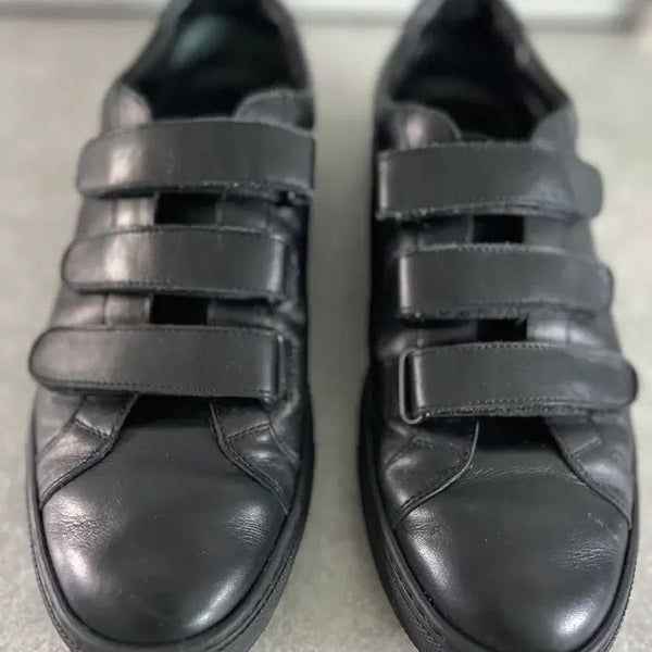 [BUNJANG] Common Projects Three Strap Black Leather Sneakers / 커먼프로젝트 쓰리스트랩 블랙소가죽 41