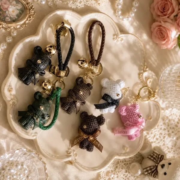 [BUNJANG] Rabbit Charm Set (4 Variations) - Complete / 토끼 키링 4종(완제품)