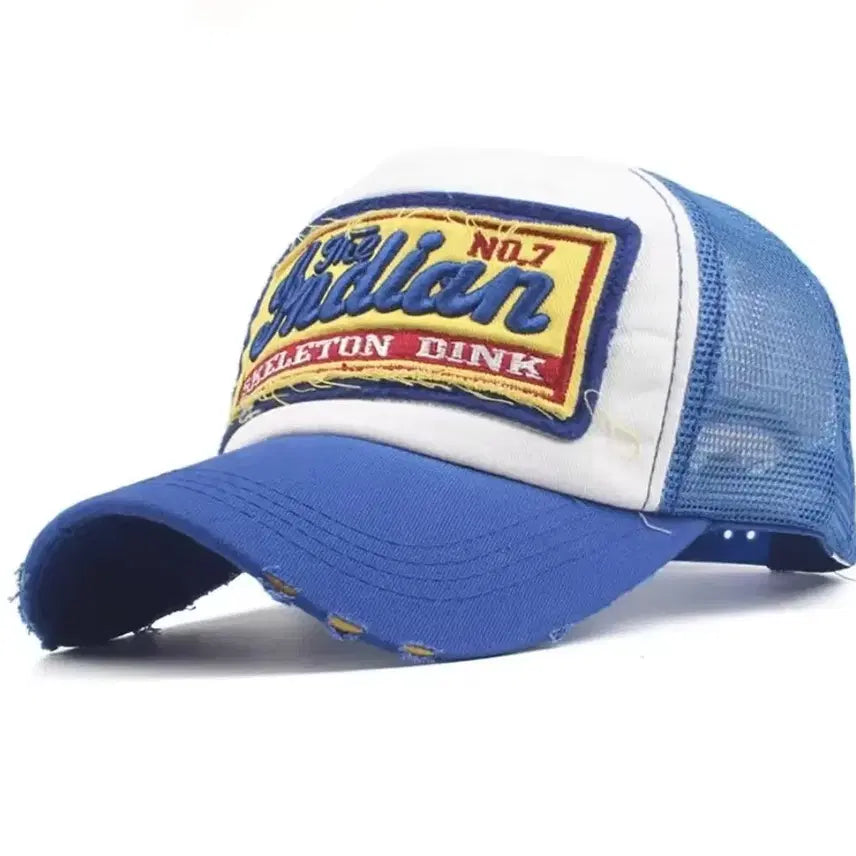 [BUNJANG] Vintage Stylish Trucker Cap Unisex / 트러커 캡 메쉬 빈티지 스타일리시 남녀공용