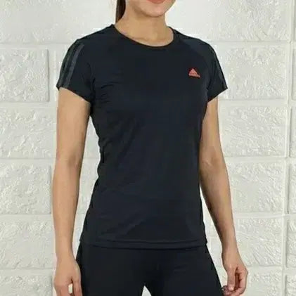 [BUNJANG] Adidas Women's Round Neck Performance Short Sleeve T-Shirt Size 85 / [85]아디다스 기능성 반팔 라운드티