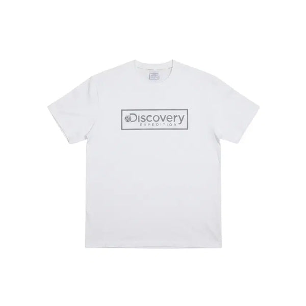 [BUNJANG] Discovery Channel Logo Short Sleeve T-Shirt Men's 95 / 남성95/ 디스커버리 로고 반팔티 WT 21-180