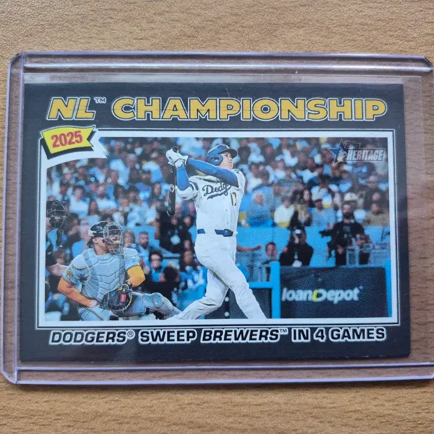 [BUNJANG] MLB Topps Heritage 2026 Shohei Ohtani Los Angeles Dodgers Dark Gray Border Trading Card / MLB 2026 탑스 헤리티지 LA다저스 오타니 쇼헤이 다크 그레이보더