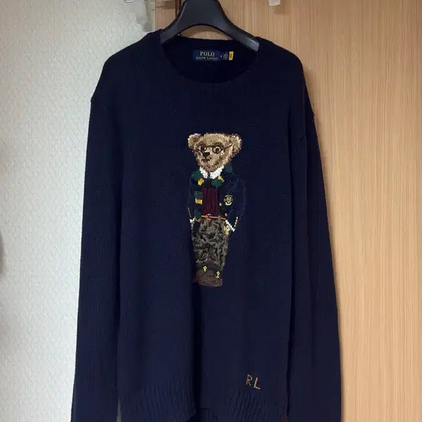 [BUNJANG] Polo Ralph Lauren Bear Knit Navy / 폴로 베어니트 네이비