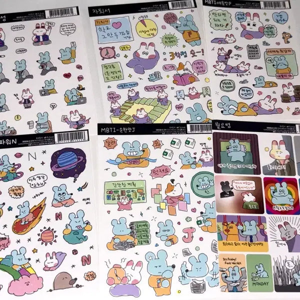 [BUNJANG] Sukkidoki Sticker Set / 수키도키 스티커 판매