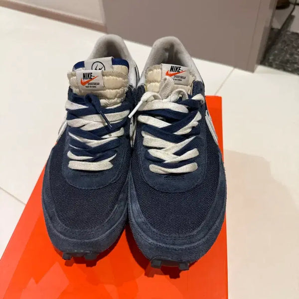 [BUNJANG] Nike Sacai Fragment LDWaffle Navy Sneakers / 사카이 프라그먼트 260