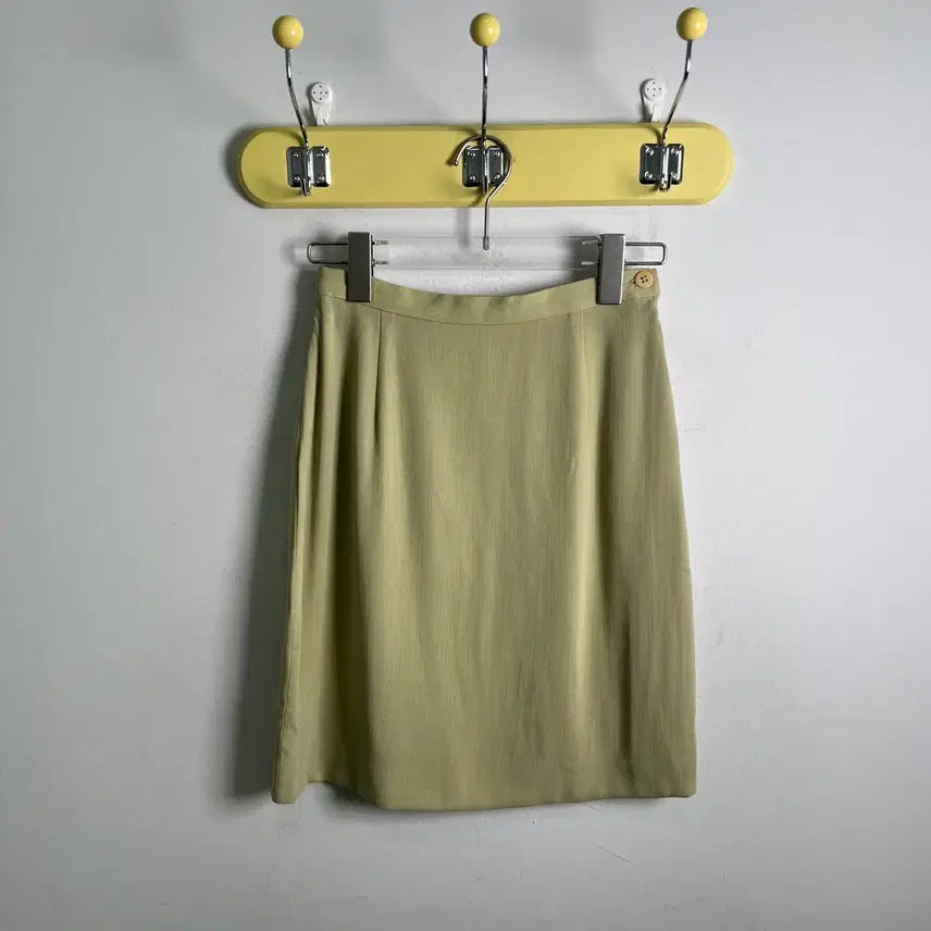 [BUNJANG] Giorgio Armani Vintage Olive Khaki Skirt 36 / 조르지오 아르마니 빈티지 올리브 카키 스커트 36