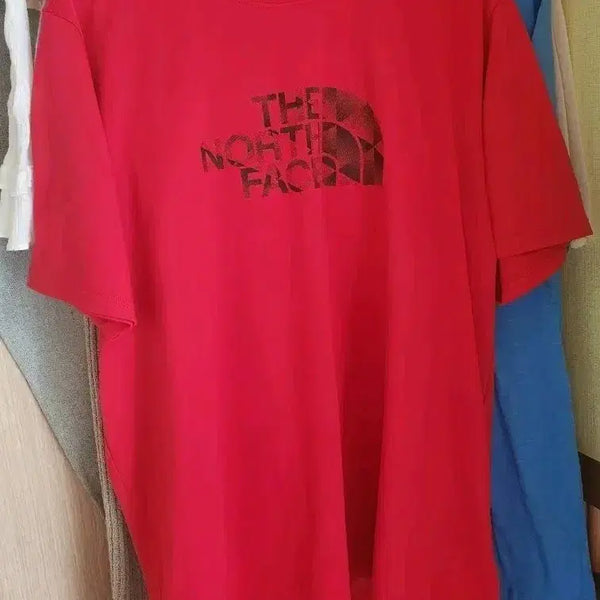 [BUNJANG] The North Face 105 Red Spandex T-Shirt / "*노스페이스"[105]레드스판 반팔티