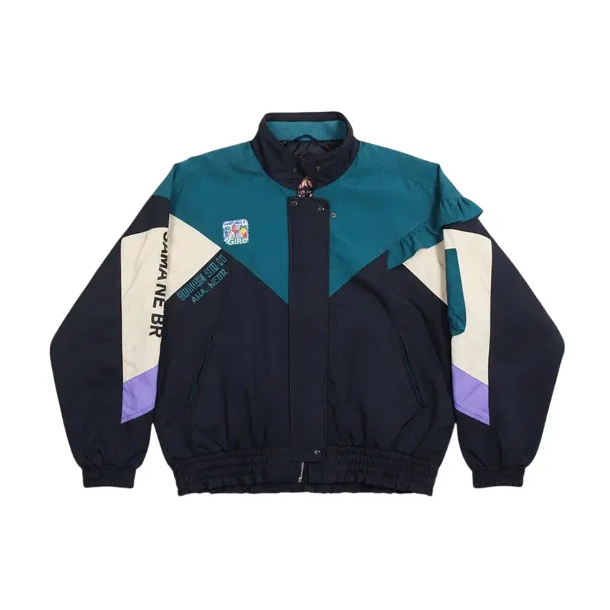 [BUNJANG] Second Key Women's Vintage Mood Frill Blouson Jumper / 여성F/ 세컨케이 고급보 빈티지무드 프릴 블루종 점퍼 BL 21-169