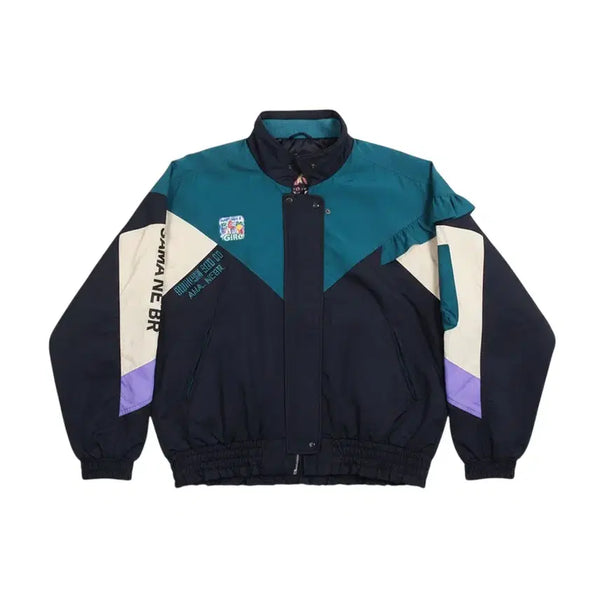 [BUNJANG] Second Key Women's Vintage Mood Frill Blouson Jumper / 여성F/ 세컨케이 고급보 빈티지무드 프릴 블루종 점퍼 BL 21-169