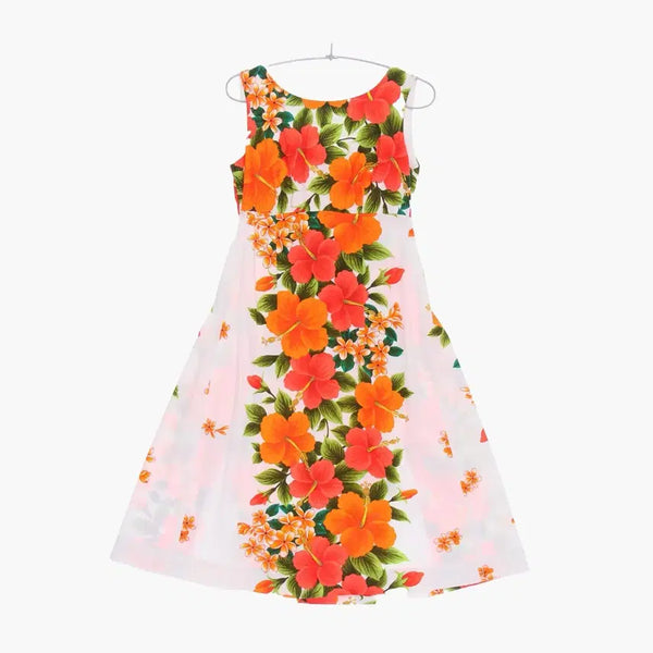 [BUNJANG] Vintage 1960s Ui-maikai Hibiscus Print Hawaiian Aloha Dress / 60s Ui-maikai 히비스커스 프린팅 하와이안 원피스 알로하 원피스