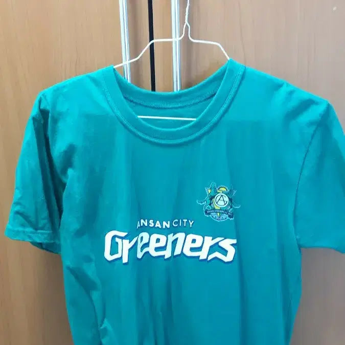 [BUNJANG] Ansan Greeners FC T-Shirt - Mint / 새상품 안산그리너스 티셔츠