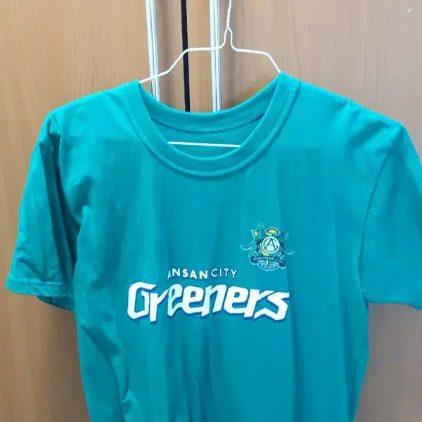 [BUNJANG] Ansan Greeners FC T-Shirt - Mint / 새상품 안산그리너스 티셔츠