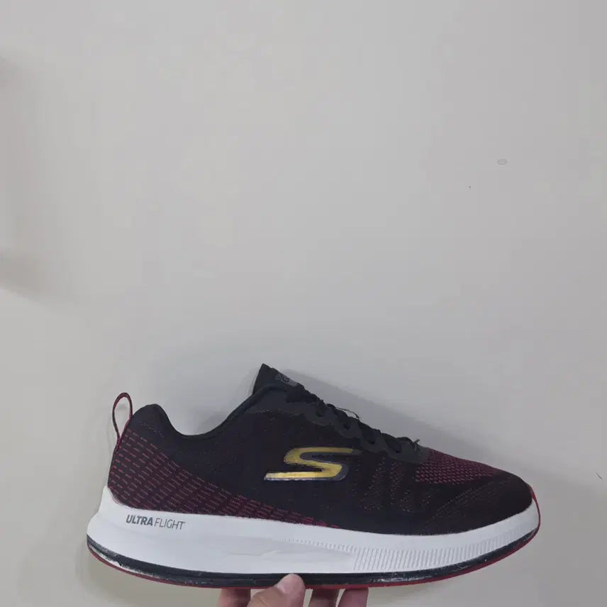 [BUNJANG] Skechers Go Run Pulse Strada Black/Red Running Shoes / [270] 스케쳐스 고런 펄스 스트라다 블랙레드ㅡ단종매물,최저가