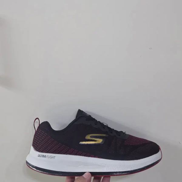 [BUNJANG] Skechers Go Run Pulse Strada Black/Red Running Shoes / [270] 스케쳐스 고런 펄스 스트라다 블랙레드ㅡ단종매물,최저가