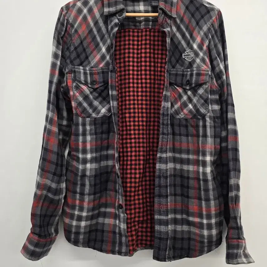 [BUNJANG] Harley-Davidson Men's Plaid Shirt Size 95 / 할리데이비슨 남성 체크남방.   싸이즈 95