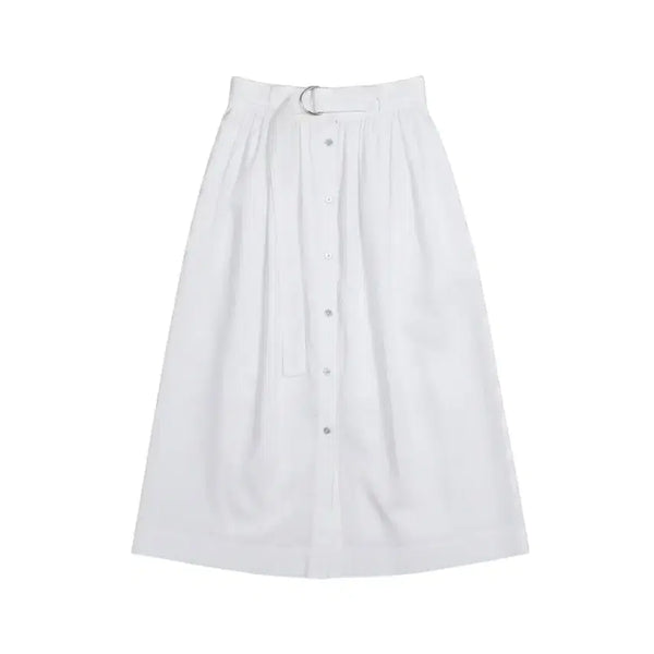 [BUNJANG] Aheit Button Belted Skirt (Women's Size 55) / 여성55/ aheit 어헤이트 버튼 벨티드 스커트 wt 21-161