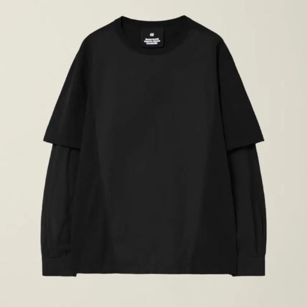 [BUNJANG] EE Numare Layered Long Sleeve Black M / EE 누마레 레이어드 롱슬리브 M