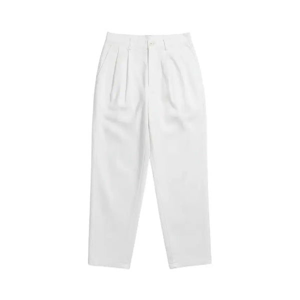 [BUNJANG] HEAL Women's Cotton Pin-Tuck Pants with Back Banding / 여성M/ 국내제작 HEAL 뒷밴딩 핀턱 코튼 팬츠 바지 WT 21-152