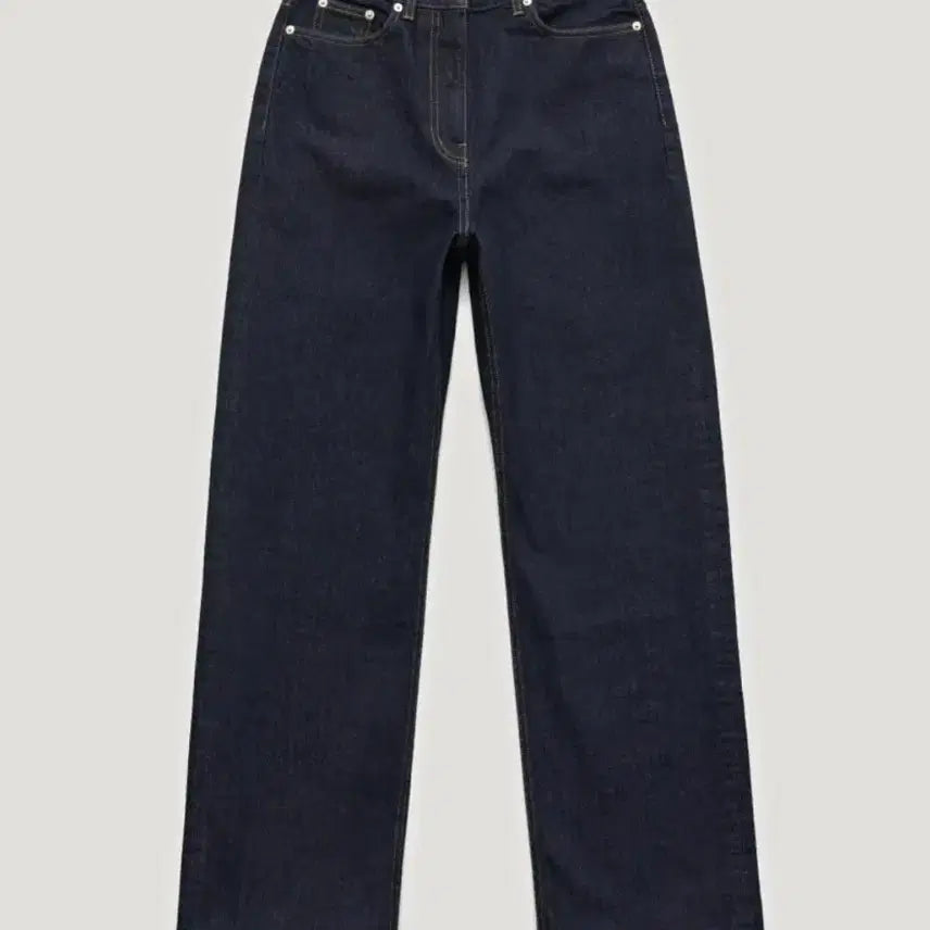 [BUNJANG] Parfange Straight Fit Denim (Orta Blue) - Size M / [파르벵] BASIC STRAIGHT FIT DENIM