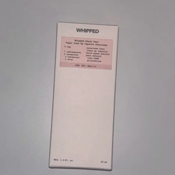 [BUNJANG] WHIPED Peach Pear Vegan Tone-Up Capsule Sun Cream 50ml / 휩드 피치 페어 비건 톤업 캡슐 선크림 50ml