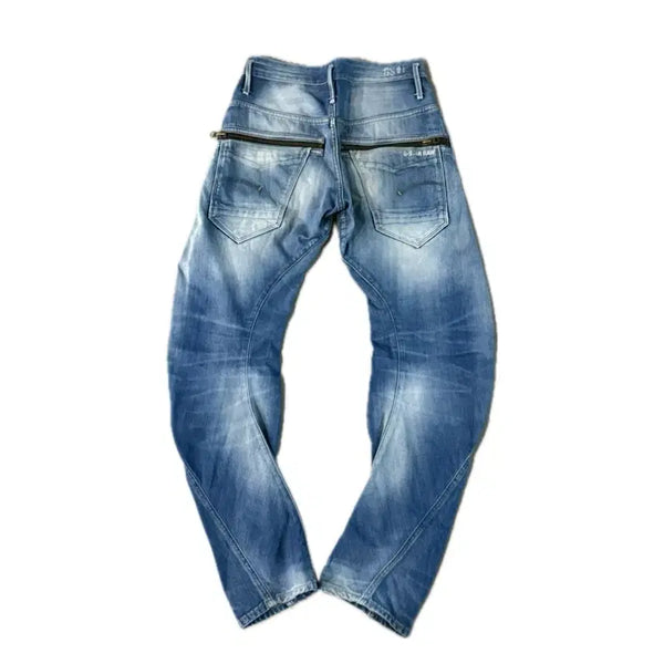 [BUNJANG] Zstarrow Curved Denim Pants / 지스타로우 커브드 데님팬츠