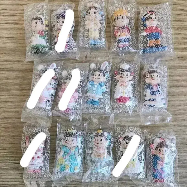 [BUNJANG] Peko-chan & Poko-chan Mini Figure Keychain - Japanese Vintage / 페코짱 포코짱 미니 피규어 키링 일본빈티지