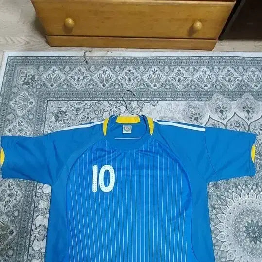[BUNJANG] Men's Soccer Jersey Blue Size XL #10 / 축구 유니폼 10번 블루 XL