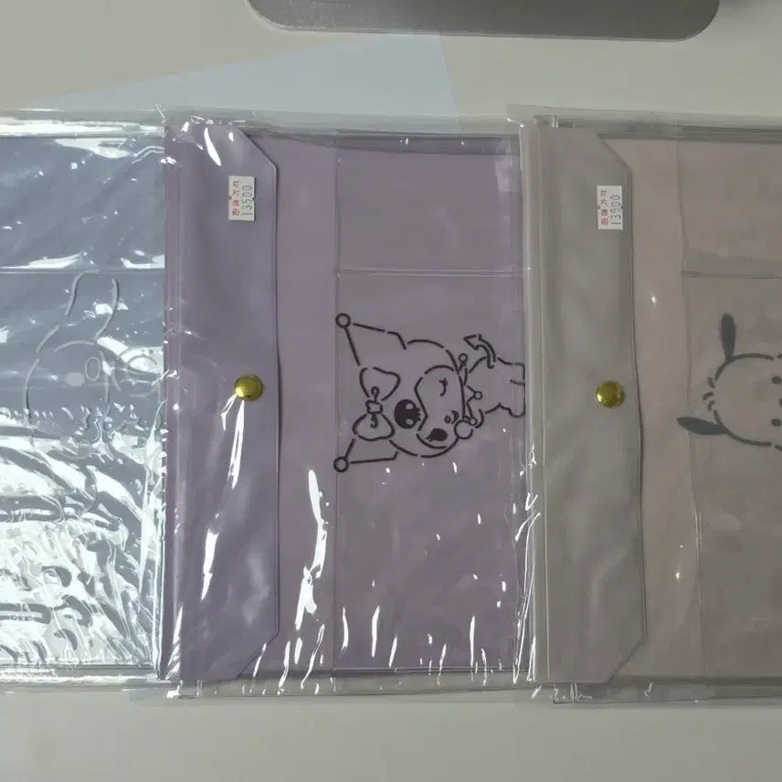[BUNJANG] Sanrio Multi Case A5 Clear File Holder 3-Piece Set / 산리오 멀티케이스 A5클리어파일홀더 3종 세트 새상품