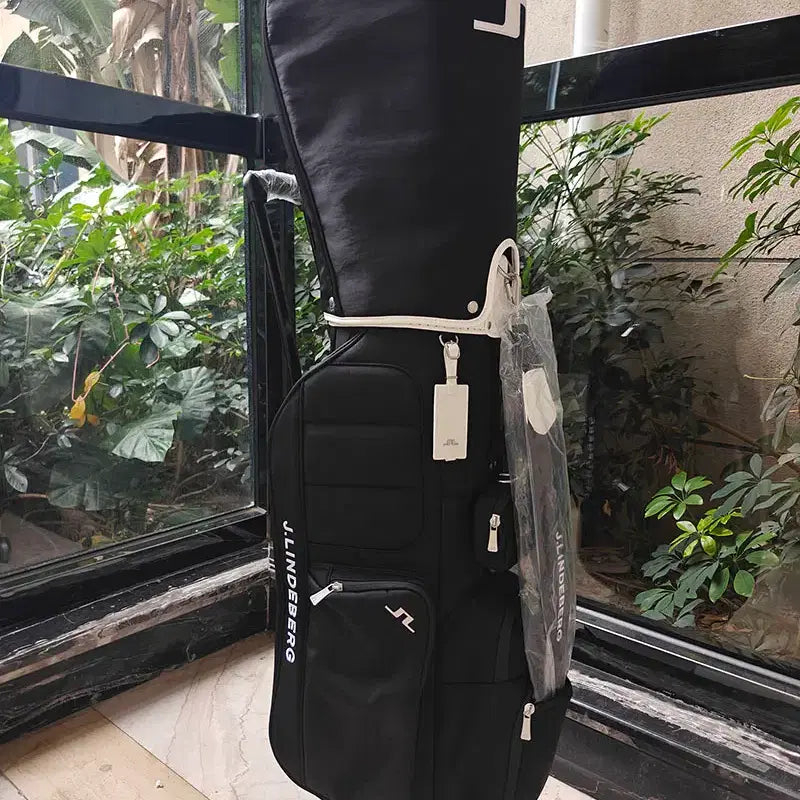 [BUNJANG] Waterproof Wheeled Golf Bag Caddy Bag (Black) / 방수 바퀴형 골프백 휠캐디백 (블랙)