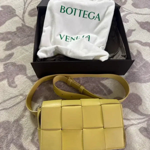 [BUNJANG] Bottega Veneta Cassette Bag Yellow / 보테가베네타 카세트백 옐로우