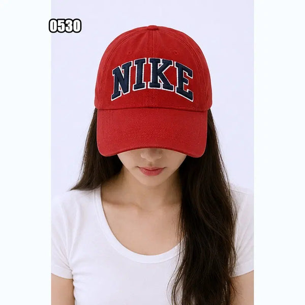 [BUNJANG] Nike Vintage Red Lettering Ball Cap / 나이키 빈티지 레드 컬러 레터링 볼캡