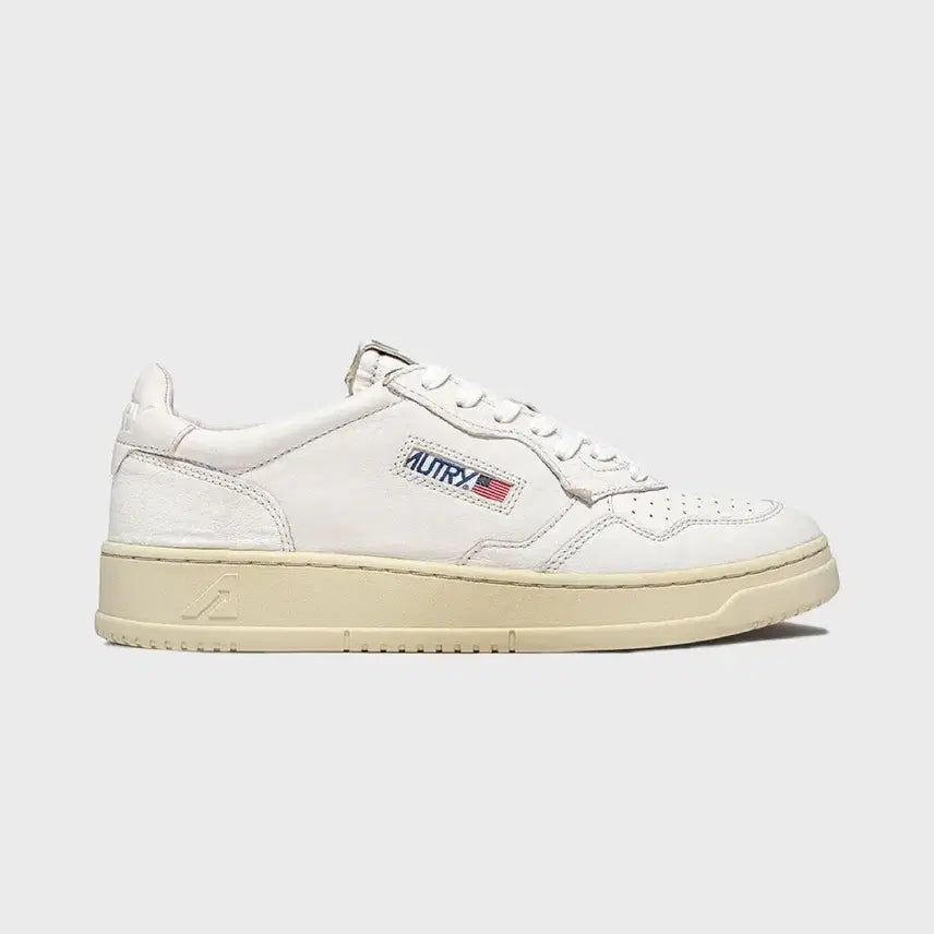 [BUNJANG] AUTRY Medalist Goat Skin Sneakers White / (새제품)AUTRY 오트리 메달리스트 고트스킨 화이트 36