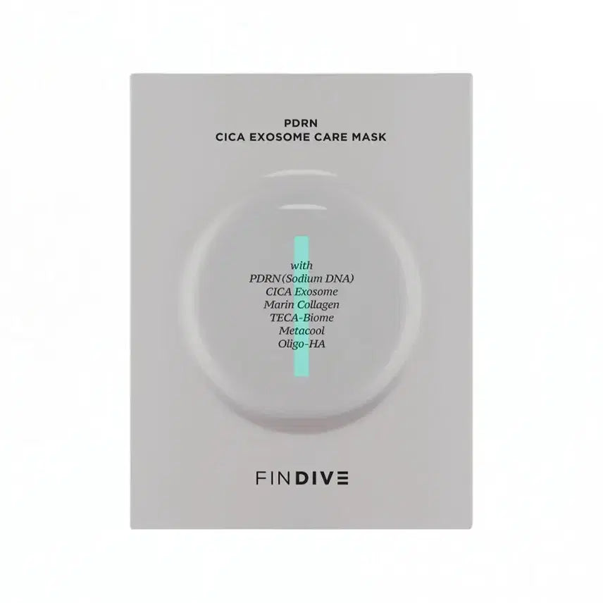 [BUNJANG] Findive Cica Exosome Mask Pack (8 Sheets) / [8매] 파인다이브 시카엑소좀 마스크팩